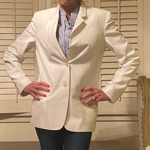 Helmut Lang white blazer/jacket - Picture 7 of 16